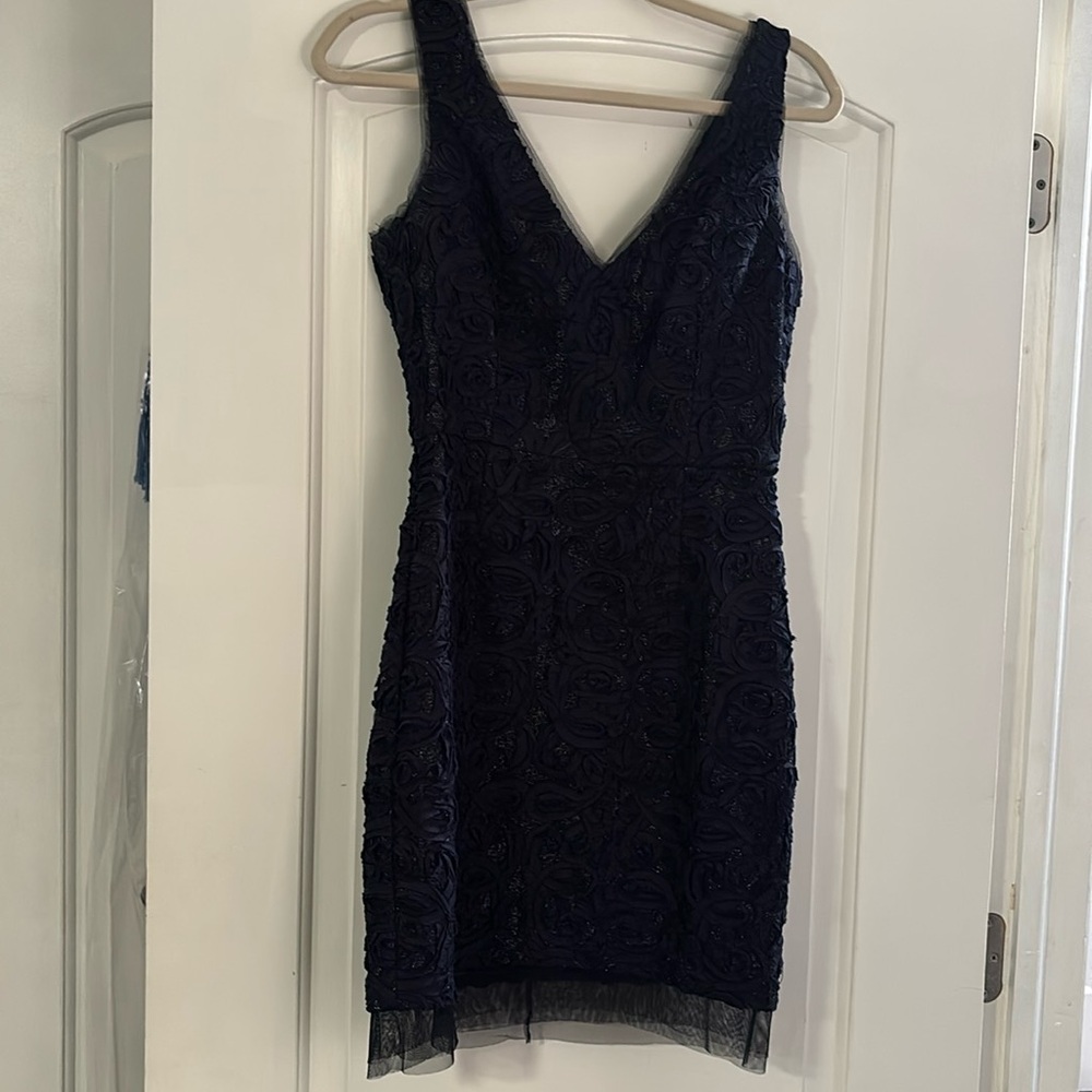 BCBG Maxazria Navy Dress